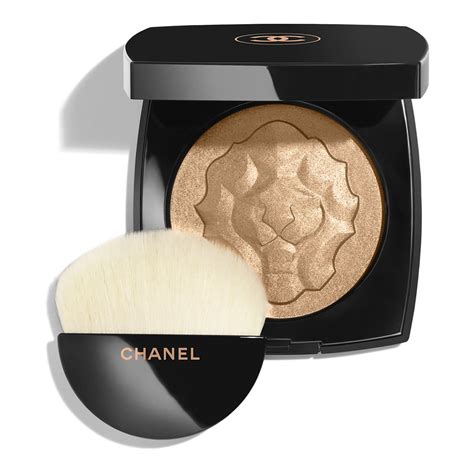 le lion de chanel poudre illuminatrice|LES SYMBOLES DE CHANEL LE LION MAXI POUDRE .